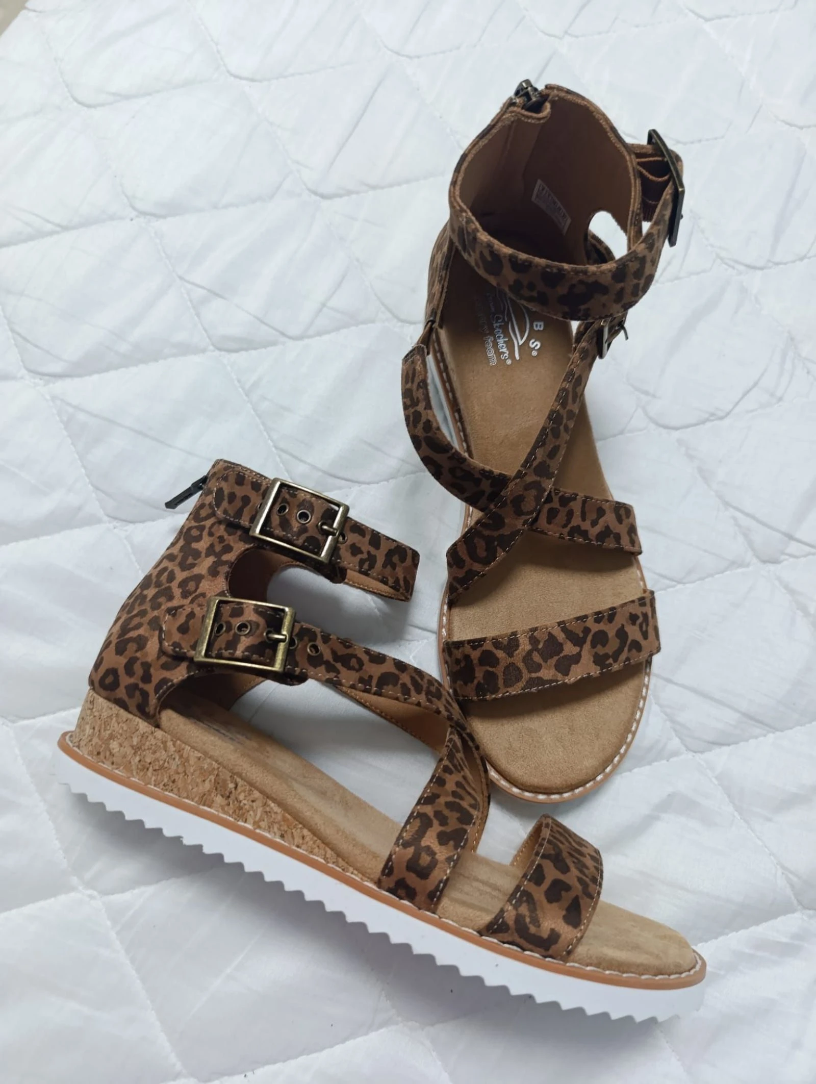 Sandálias Skechers Bob animalprint tamanho 38 – photo 12